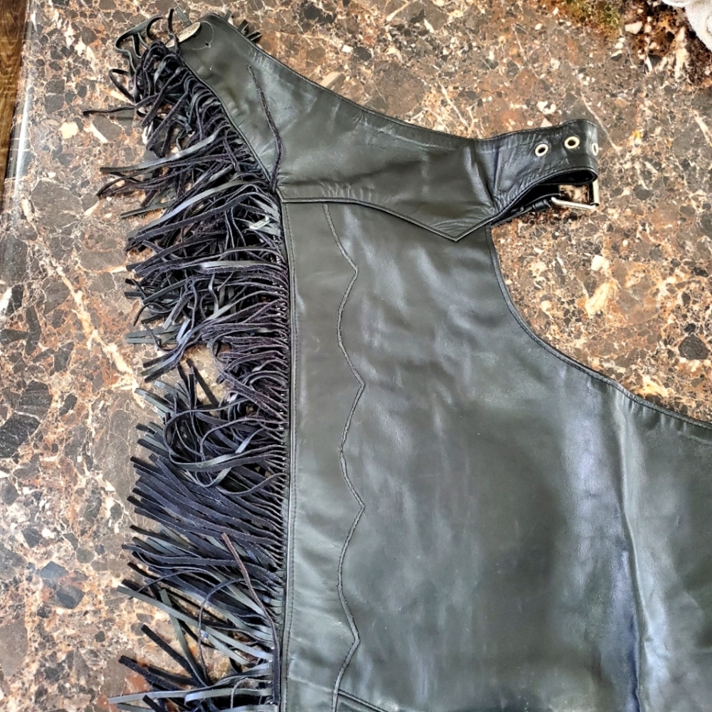 Dallas Premium Leather Chaps. Women's Size Small.